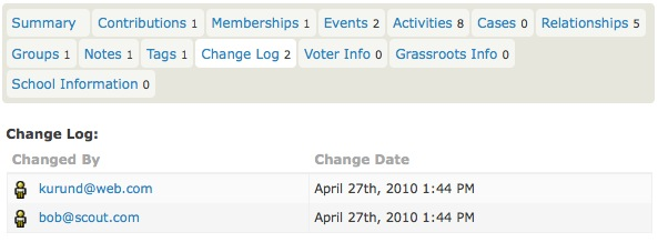 Contact_ChangeLog Contact_ChangeLog